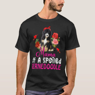 Camiseta Mamãe De Um Cachorro Arco De Cachorro Mole