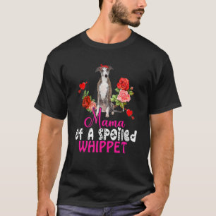Camiseta Mamãe De Um Cachorro De Arco De Cubo De Cubo De Cu