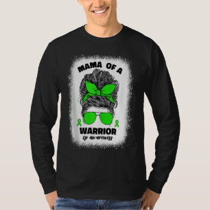 Camiseta Mamãe de um Guerreiro Paralisia Cerebral Para Mulh