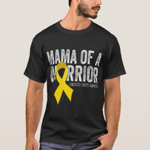 Camiseta Mamãe de um Oncolog de Fita Cancer de Guerreiro