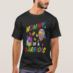 Camiseta Mamãe de uma Mulher Guerreira Conscientização do A