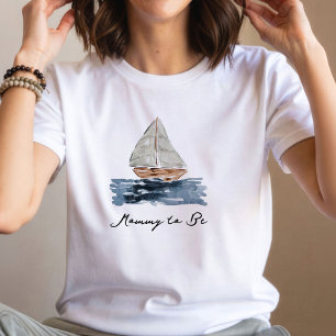 Camiseta Mamãe de veleiro náutica