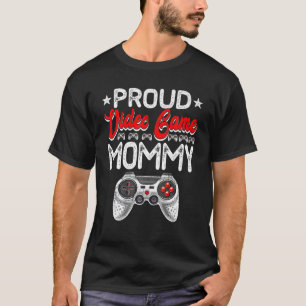 Camiseta Mamãe de videogame orgulhoso Dia de as mães despor