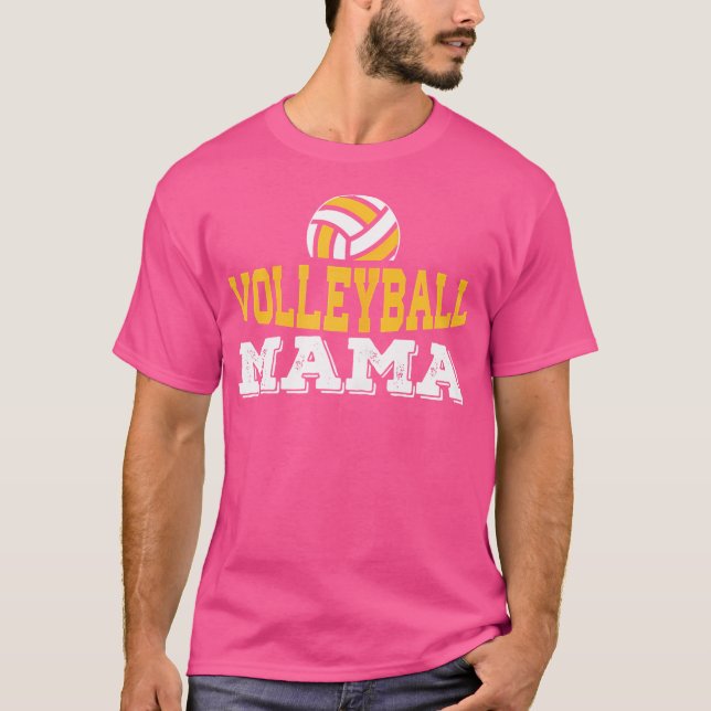 Camiseta Mamãe de Voleibol (Frente)