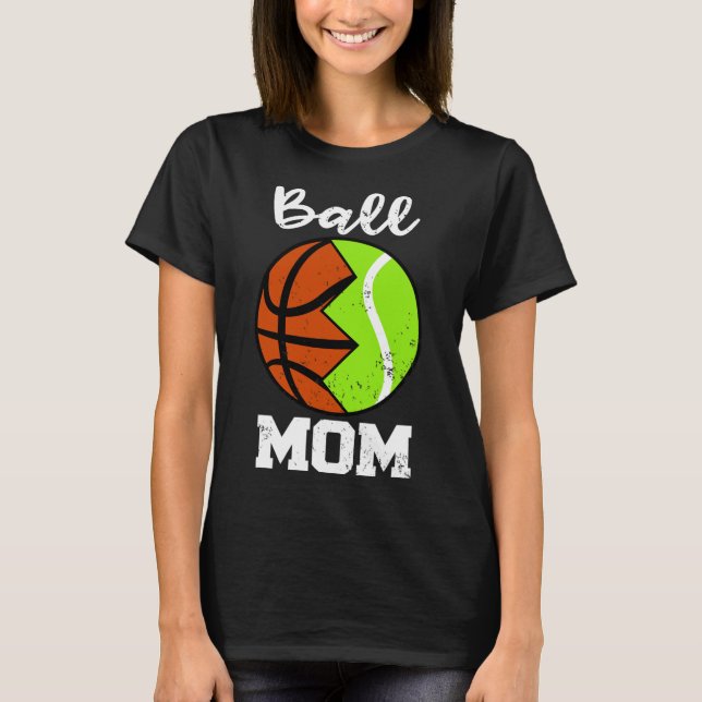 Camiseta Mamãe Diversão de Baile Mãe Tênis (Frente)