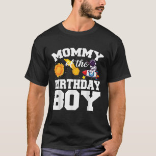 Camiseta Mamãe Do Astronauta Do Astronauta Birthday