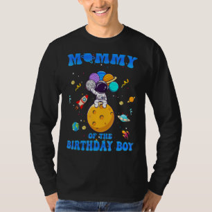 Camiseta Mamãe Do Astronauta Espacial Astronauta De Anivers