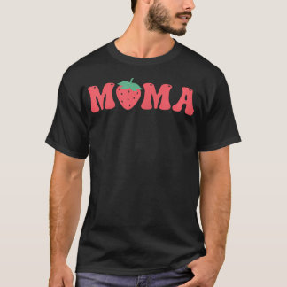 Camiseta Mamãe Do Berry First Birthday Strawberry Matchi