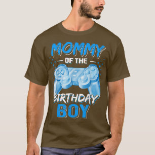 Camiseta Mamãe do Birthday Boy Matching Video Game Birt