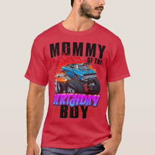 Camiseta Mamãe Do Carro Blaze Monstro De Aniversário