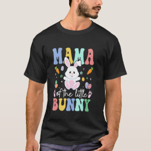 Camiseta Mamãe do Coelhinho de Páscoa Aniversário Família C