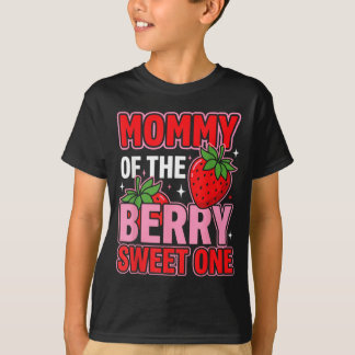 Camiseta Mamãe do Doce Morango Berry Um 1º