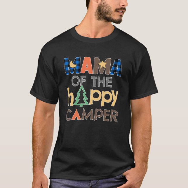 Camiseta Mamãe do Feliz Camping Mamãe Mothe (Frente)