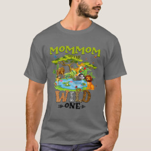 Camiseta Mamãe Do Jardim Zoológico Selvagem
