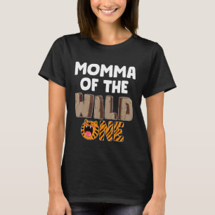 Camiseta Mamãe Do Jardim Zoológico Selvagem Parecia Parte p