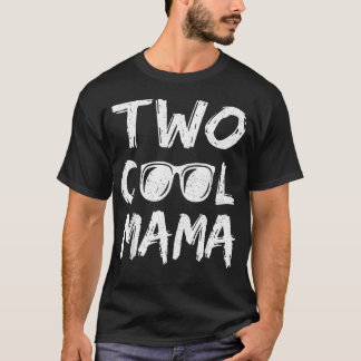 Camiseta Mamãe Do Menino Do Aniversário Two Cool 2º Anivers