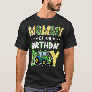 Camiseta Mamãe Do Menino Do Trator De Caminhões De Fazenda
