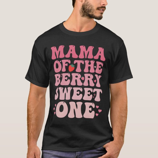 Camiseta Mamãe do Morango Doce Doce Morango (Frente)