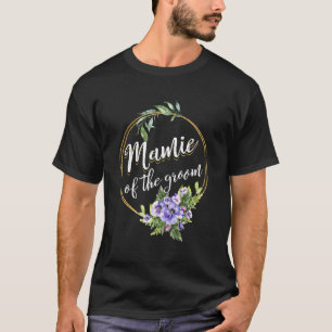 Camiseta Mamãe do Noivo Festa de Solteirão de Casamento Mam