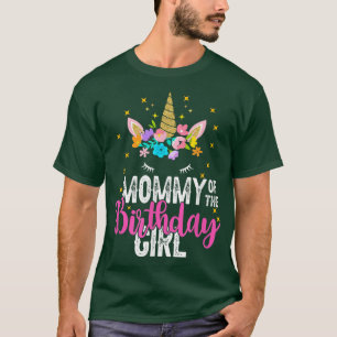 Camiseta Mamãe Do Padre Rapariga De Aniversário Gift Unicor