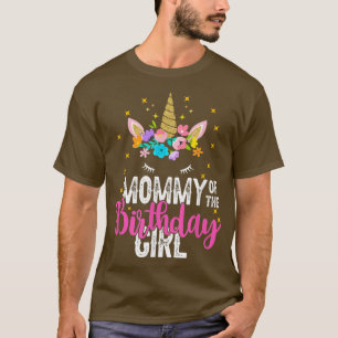 Camiseta Mamãe Do Padre Rapariga De Aniversário Gift Unicor