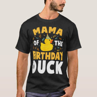 Camiseta Mamãe do Pato Menino de Aniversário Pato de Borrac