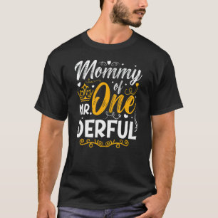 Camiseta Mamãe Do Sr. One Derful Party Matching Family 1rua