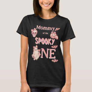 Camiseta Mamãe do Um Espiritual Retro Pinkoween Festa