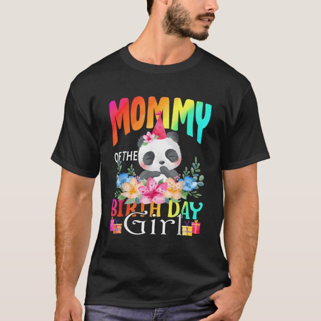 Camiseta Mamãe Do Unicórnio Panda (Frente)