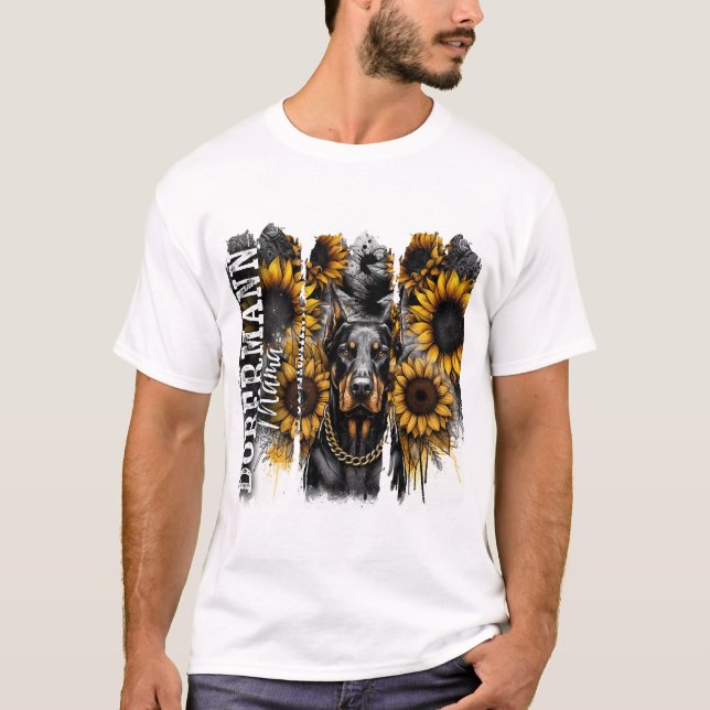 Camiseta Mamãe Dobermann (Frente)