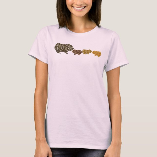 Camiseta Mamãe e Bebês - Terra (Frente)