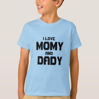 Camiseta mamãe e Dady