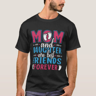 Camiseta Mamãe e Filha, melhores amigos para sempre.