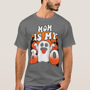 Camiseta Mamãe É Minha Família De Fantasmas Bonitas De Hall