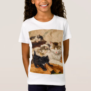 Camiseta Mamãe e Seus Gatinhos