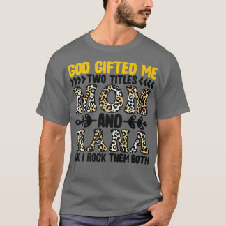 Camiseta Mamãe e vovó citam o Design de texto de humor fami