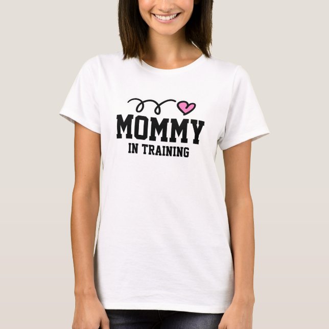 Camiseta Mamãe em formação de camisa-mãe (Frente)