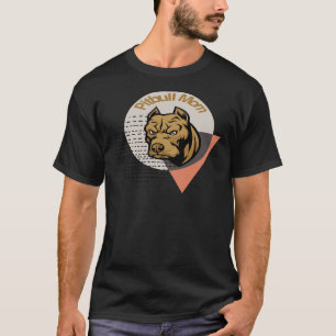 Camiseta Mamãe Engraçada Cachorro Touro