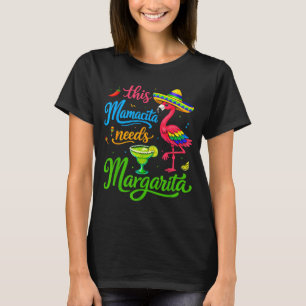 Camiseta Mamãe Engraçada Precisa de uma Margarida para Mulh