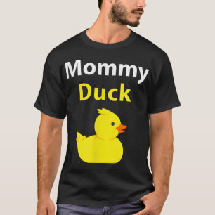 Camiseta Mamãe Engraçado Pato de Borracha Mãe