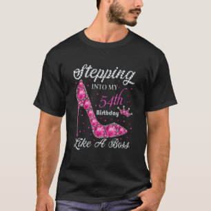 Camiseta Mamãe Entrando No Meu 54º aniversário Como Um Chef