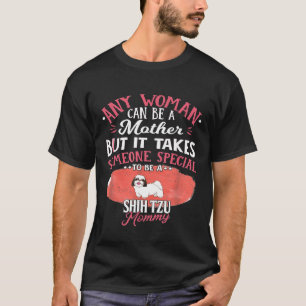 Camiseta Mamãe Especial Shih Tzu