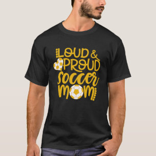 Camiseta Mamãe esportes de alta e orgulhosa mãe