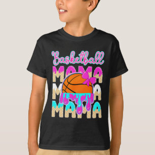 Camiseta Mamãe Esqueleto Mamãe Esqueleto Gotejamento Jogado