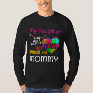 Camiseta Mamãe Filha Especial Autismo Sensibilização