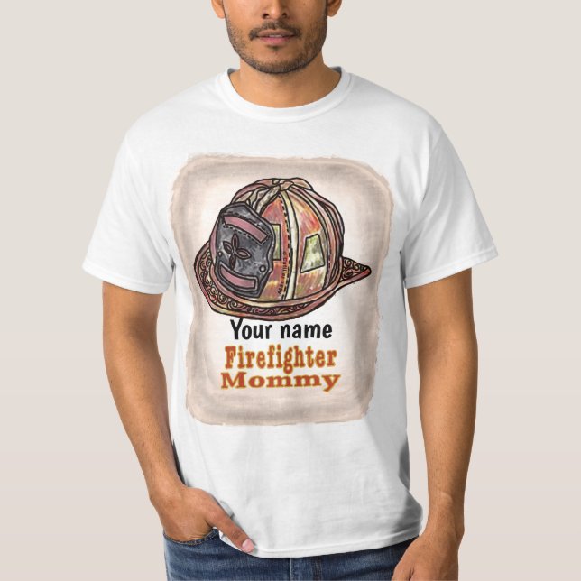 Camiseta mamãe FireFighter (Frente)