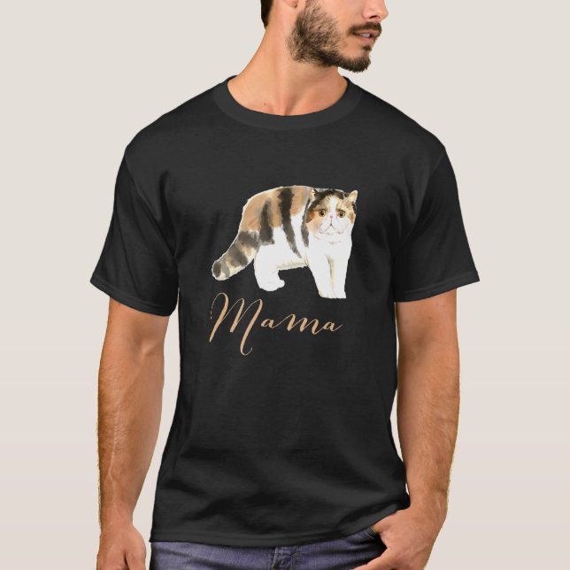 Camiseta Mamãe Gata Gata e Gata Exótica Presente (Frente)