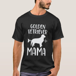 Camiseta Mamãe Golden Retriever Mãe