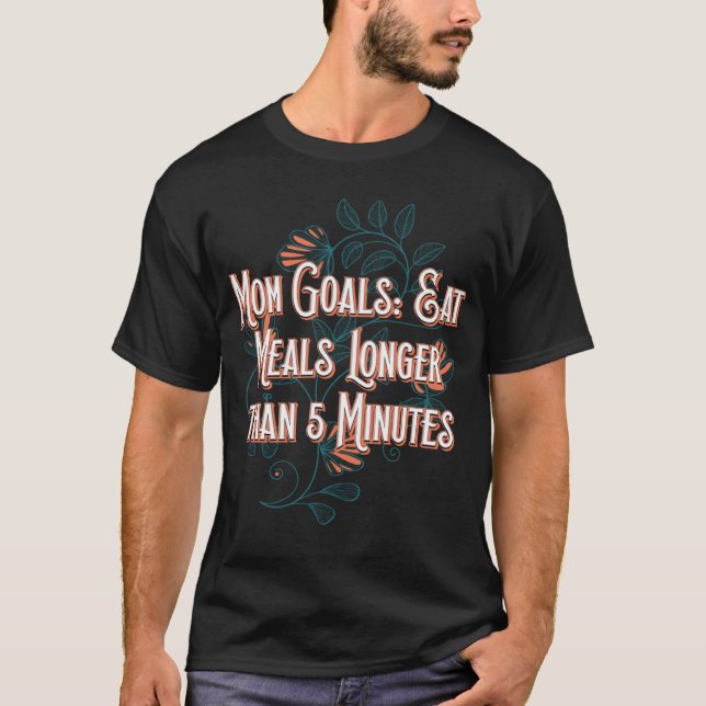 Camiseta Mamãe Gosta De Comer Refeições Mais Longas Criança (Frente)