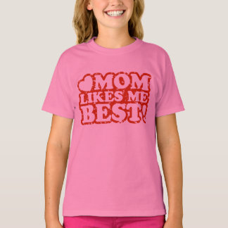 Camiseta Mamãe Gosta Mais De Mim